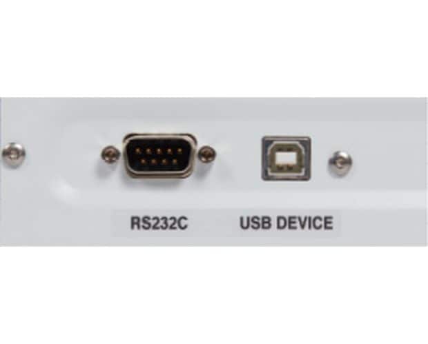 2. USBとRS232C 2つのインタフェースを搭載