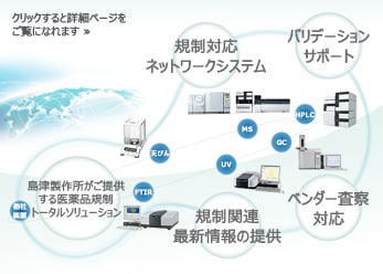 世界に深く浸透した島津製作所だからこそできる，PIC/S，FDA，厚生労働省対応ソリューション