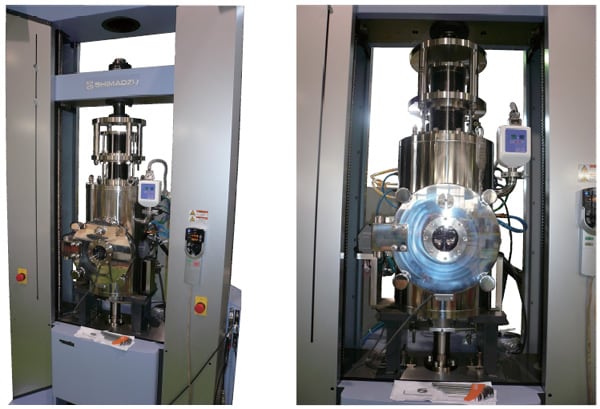 真空高温雰囲気下引張試験システム
