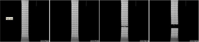 図1 破断前後の4コマ画像