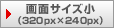 画面サイズ小（320px×240px）