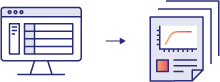Auto reporting unifying various instrument data / admission decision