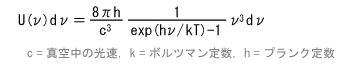 プランクの輻射公式