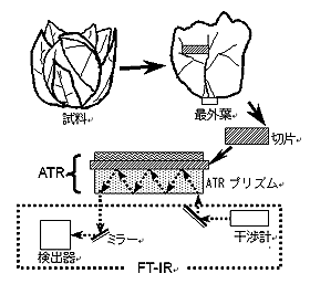 図2　拡散反射赤外スペクトル測定システムの概要
