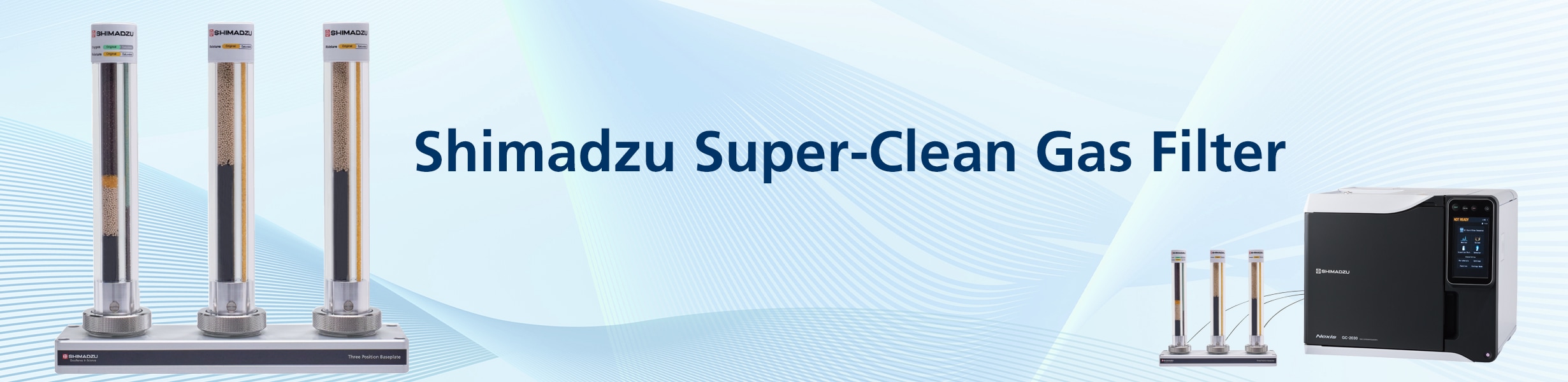 Shimadzu Super-Clean ガスフィルタ