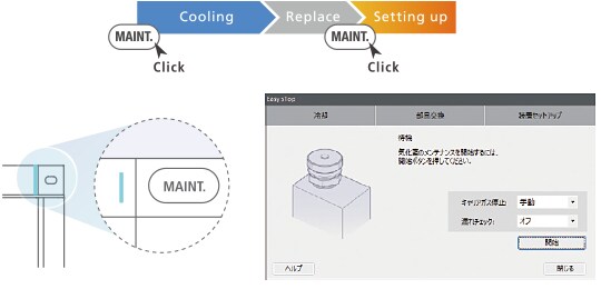 日常のメンテナンスを簡単に