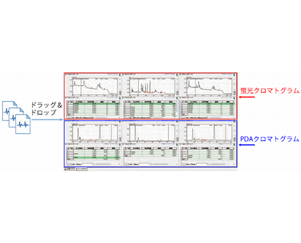 分析終了と同時にスクリーニング結果やレポートを確認可能