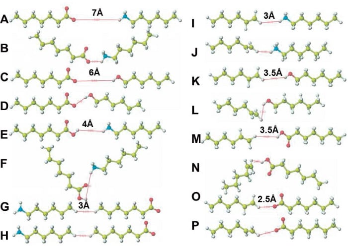 図1　簡便な分子間相互作用モデル