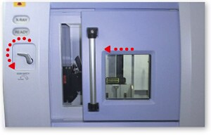 スライド扉指はさみこみ防止機構