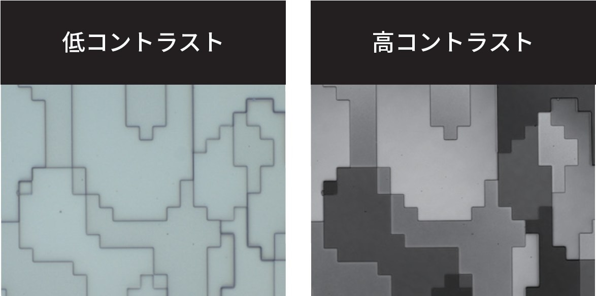 高コントラスト