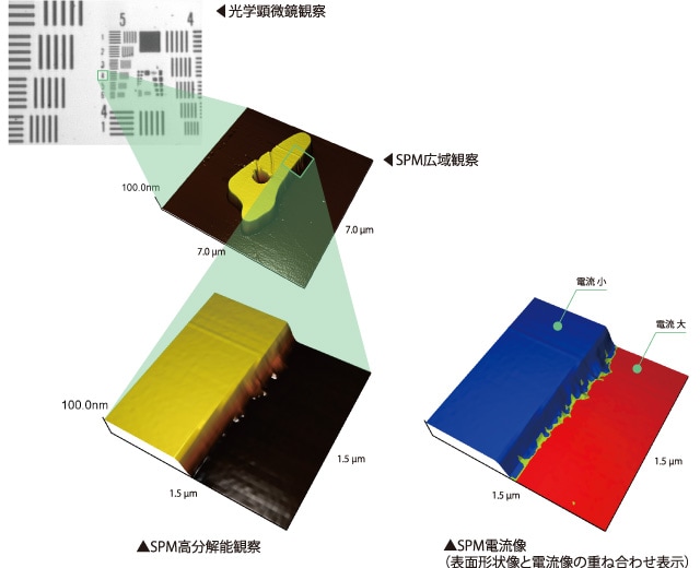 光学顕微鏡からSPMまで鮮明に捉える