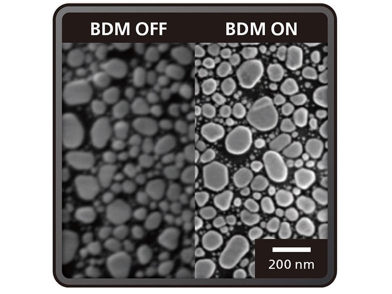 Beam deceleration mode (BDM) for lower accelerating voltages