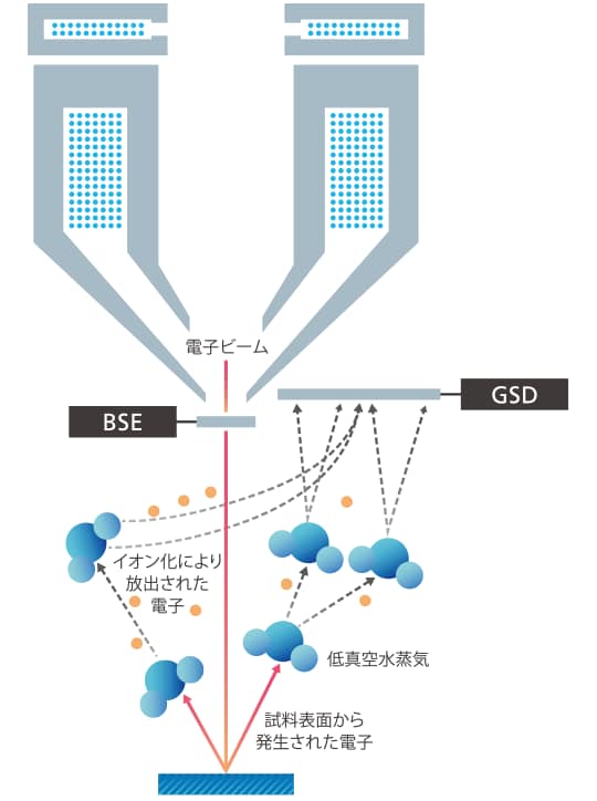 Sensitive Low-Vacuum Imaging