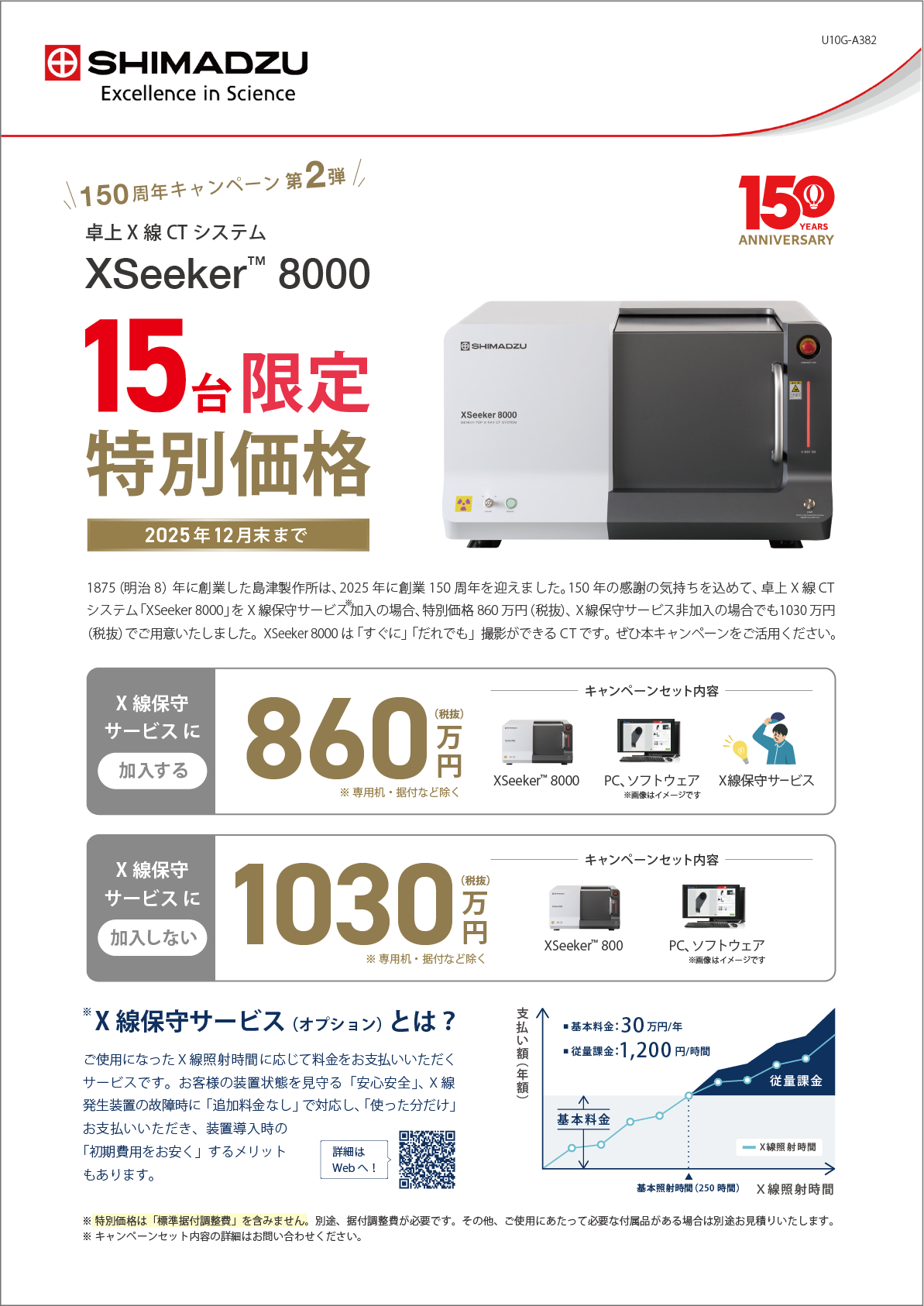 卓上 X 線 CT システム XSeeker 8000