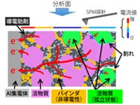 EPMAとSPMによるリチウムイオン電池 正極の分析