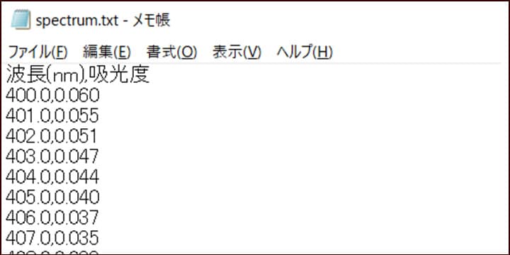 テキスト出力