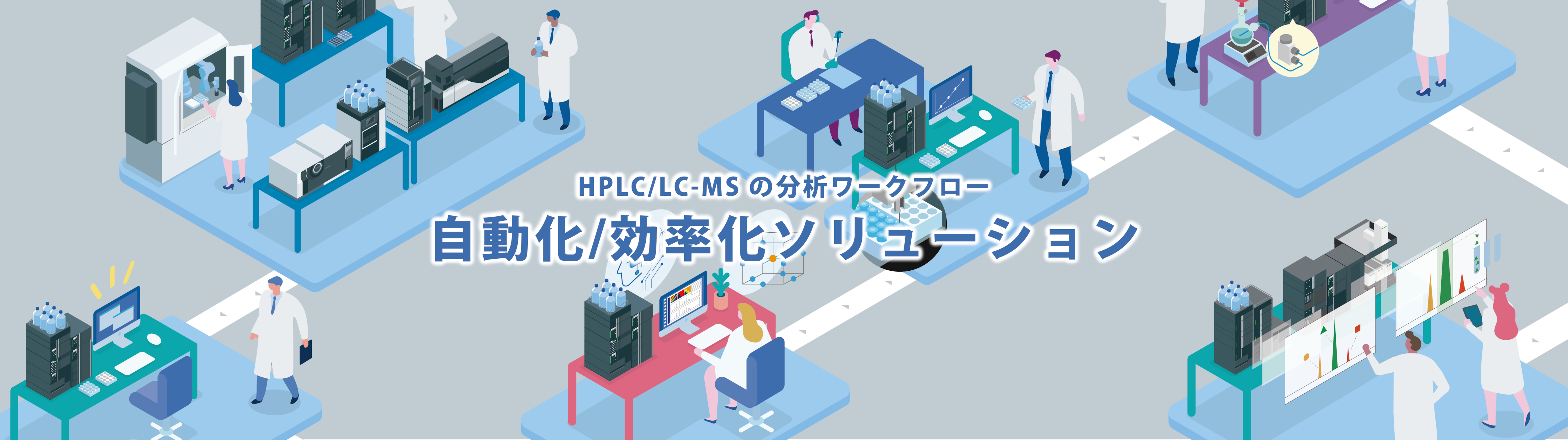 HPLC、LC-MSの自動化/効率化ソリューション