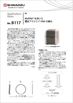 MultiNA™を用いた環状プラスミド DNA の検出